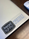 Tread Lightly! Protect the Adventure Sticker- Clear background
