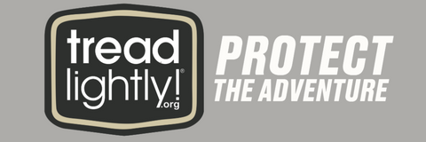 Tread Lightly! Protect the Adventure Sticker- Clear background