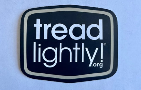 Tread Lightly Stacked Sticker